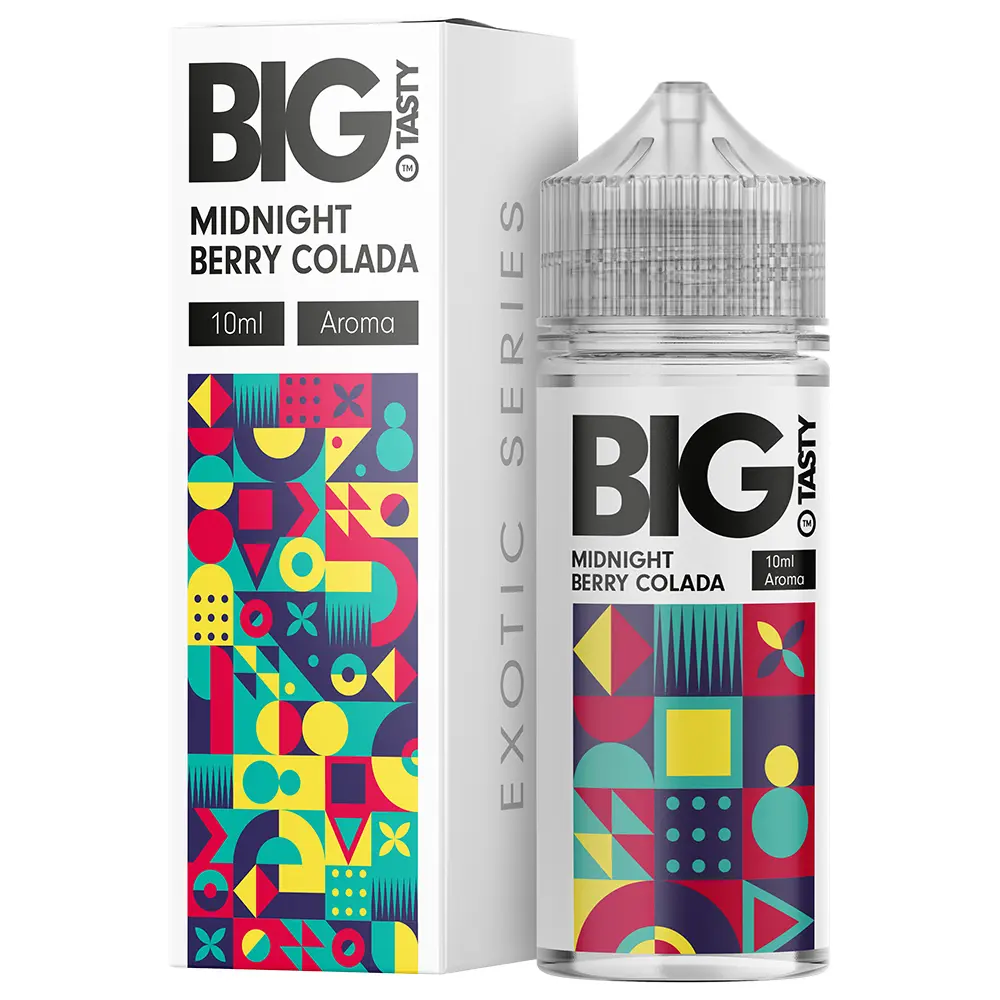 Big Tasty Longfill - Midnight Berry Colada - 10ml Aroma in 120ml Flasche