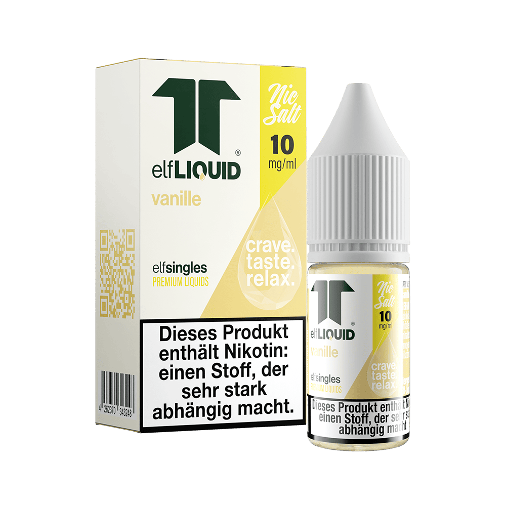 Elf-Liquid Nikotinsalz - Vanille - 10ml Liquid 10mg
