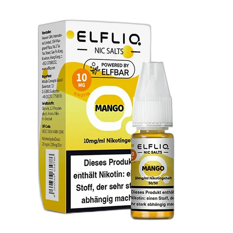 Elfliq by Elfbar Nikotinsalz - Mango - Liquid 10mg 10ml
