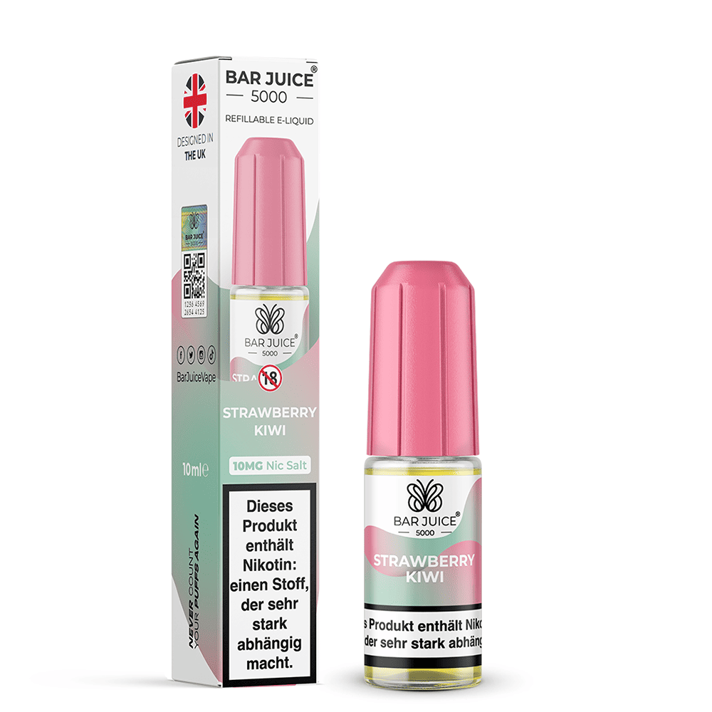 Bar Juice 5000 Nikotinsalz - Strawberry Kiwi - Liquid 10mg 10ml