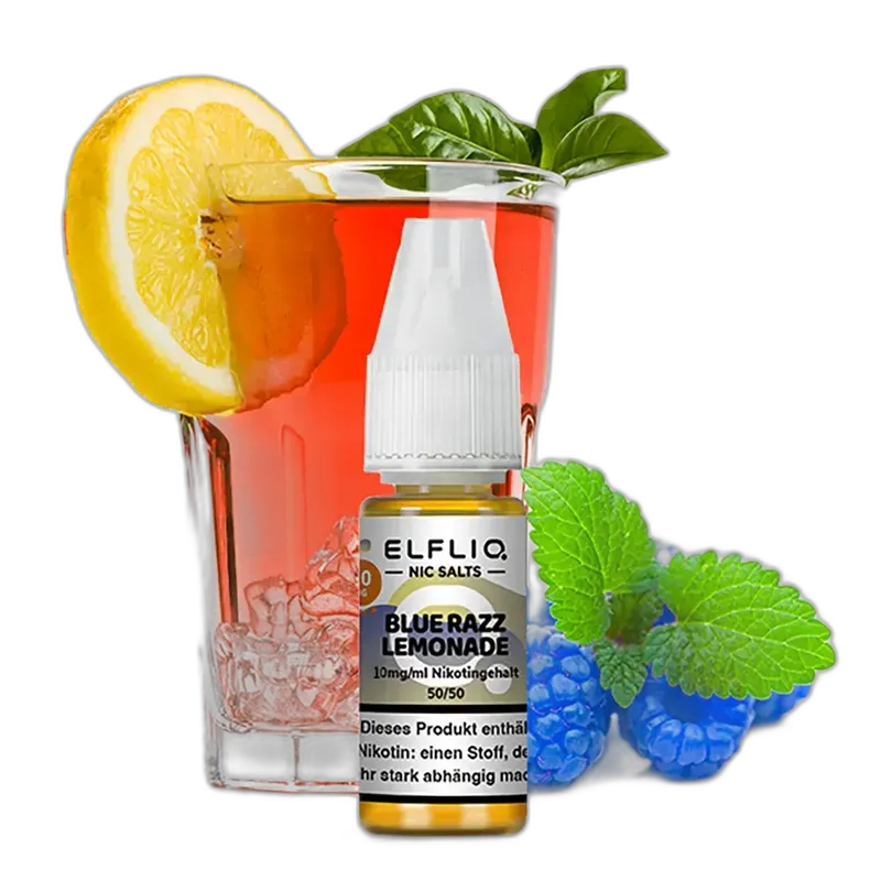 Elfliq by Elfbar Nikotinsalz - Blue Razz Lemonade - Liquid 10mg 10ml Elfliq by Elfbar Nikotinsalz - Blue Razz Lemonade - Liquid 10mg 10ml