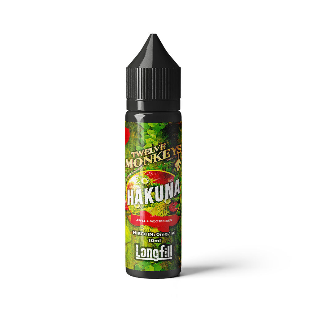 Twelve Monkeys Aroma Longfill - Hakuna - 10ml in 60ml Flasche