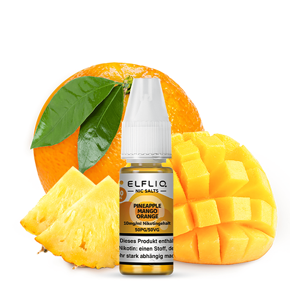 Elfliq by Elfbar Nikotinsalz - Pineapple Mango Orange - Liquid 10mg 10ml