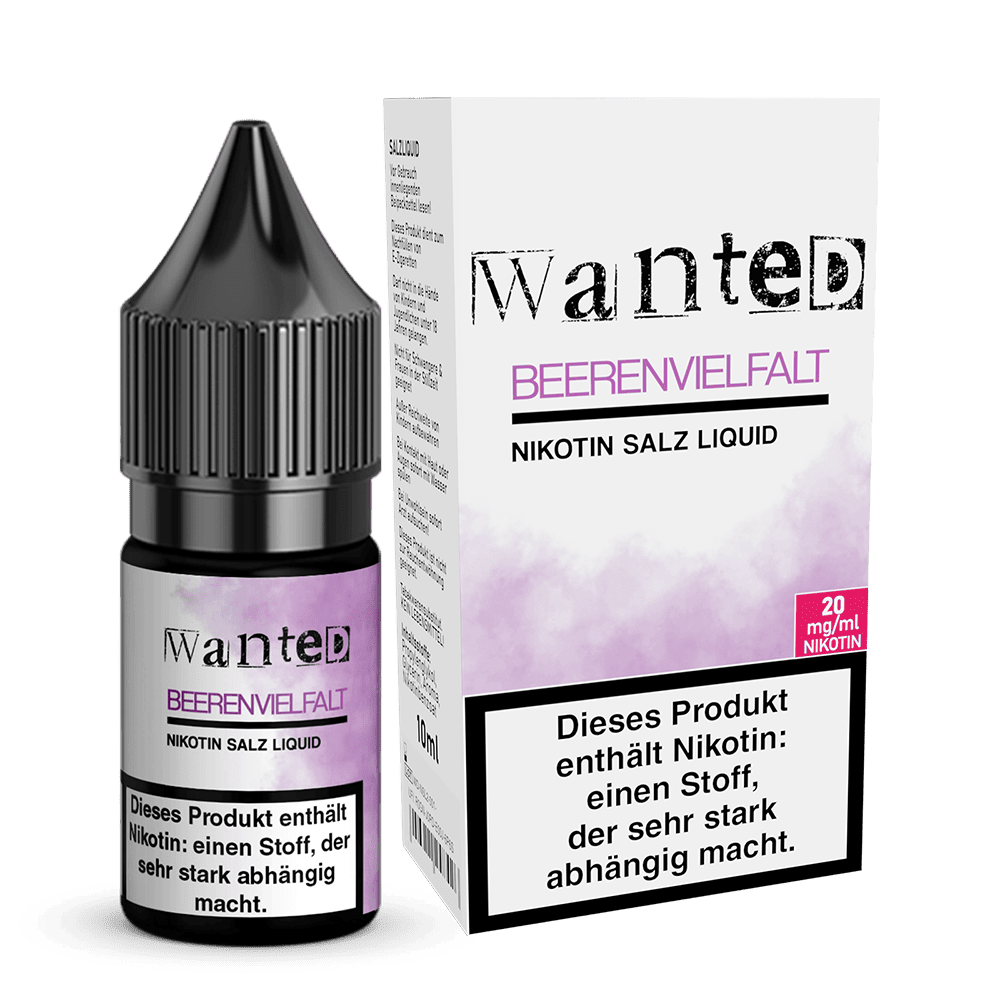 Wanted Nikotinsalz - Beerenvielfalt - Overdosed 10ml Liquid 20mg