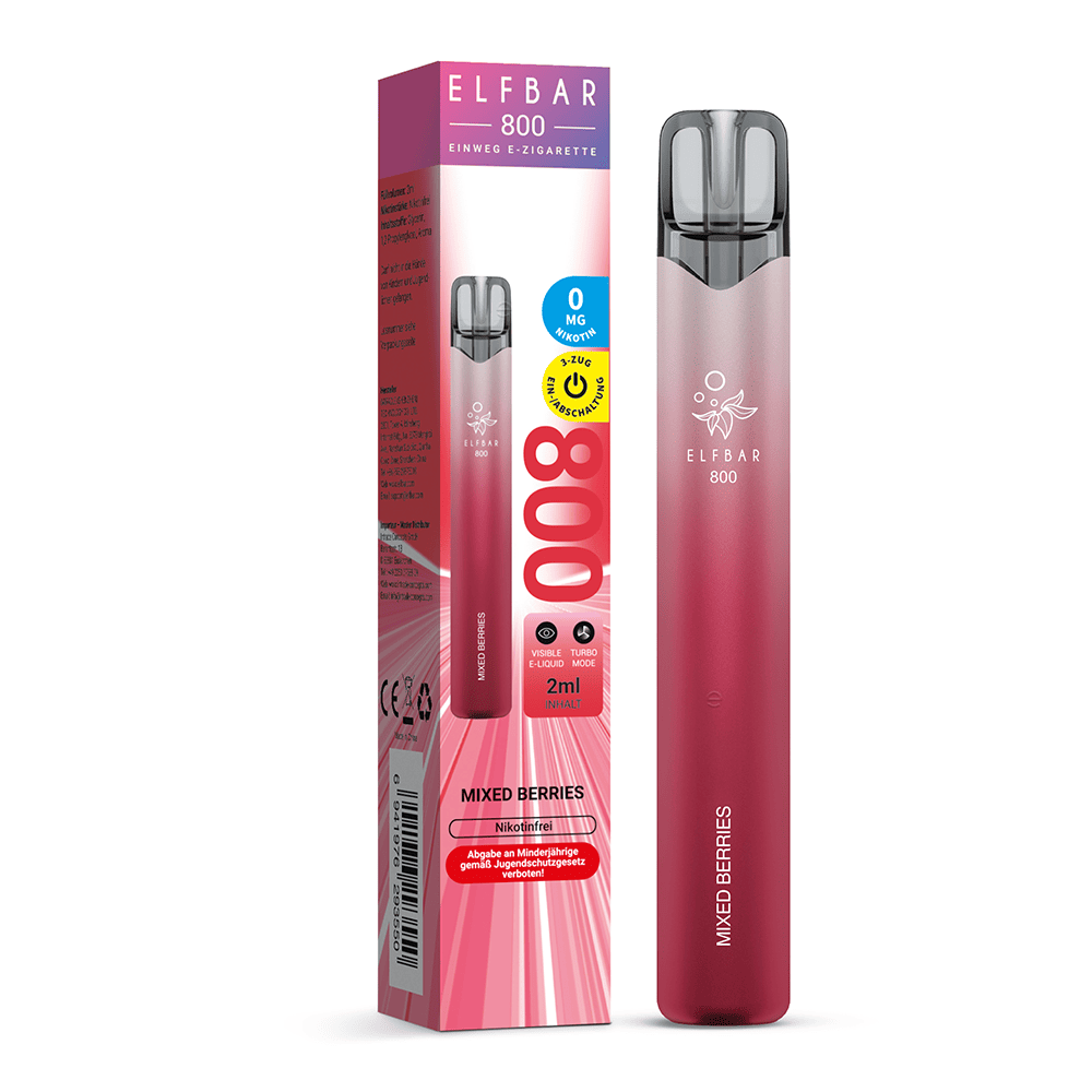 Elfbar 800 Einweg E-Zigarette - Mixed Berries - 0mg