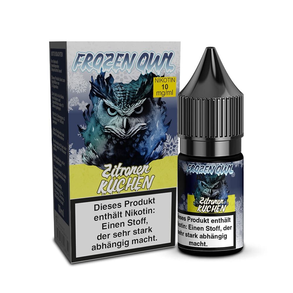 Frozen OWL Nikotinsalz - Zitronenkuchen - 10ml Liquid 10mg