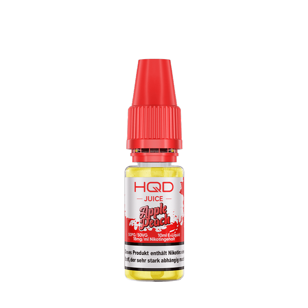 HQD Juice Nikotinsalz - Apple Peach - 10ml Liquid 18mg