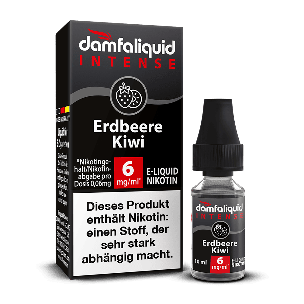 damfaliquid - Erdbeere Kiwi 6mg 10ml INTENSE