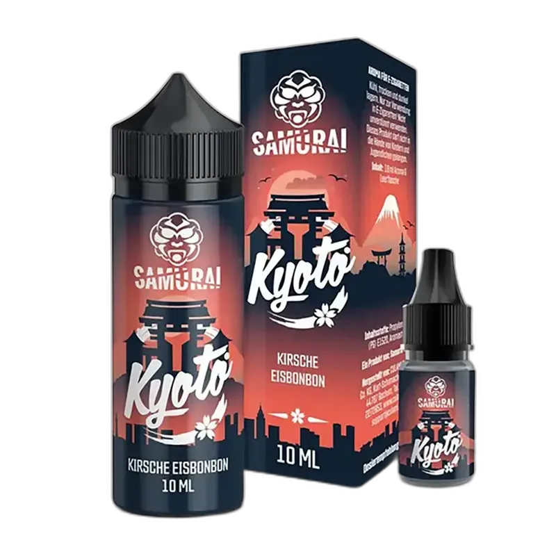Samurai Longfill - Kyoto - 10ml Aroma in 120ml Flasche