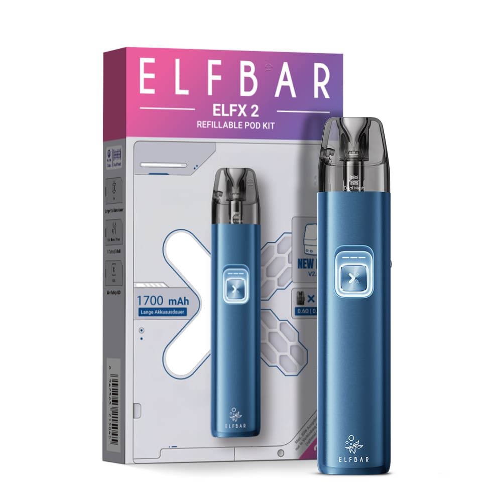Elfbar ELFX 2 Ocean Blue Verpackung