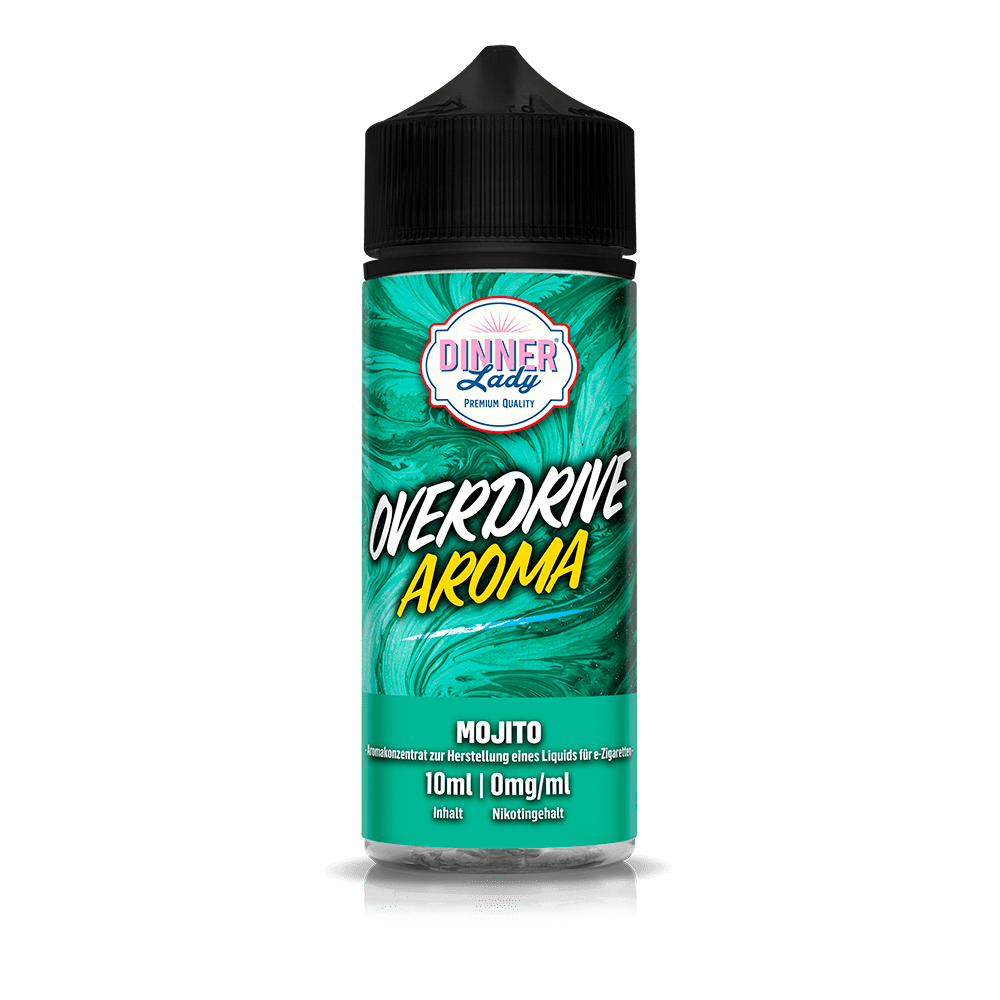 Dinner Lady Overdrive Longfill - Mojito - 10ml in 120ml Flasche