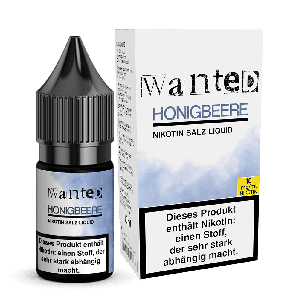 Wanted Nikotinsalz - Honigbeere - Overdosed 10ml Liquid 10mg