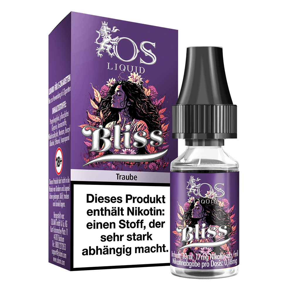 OS Liquid Nikotinsalz - Bliss - Liquid 17mg 10ml