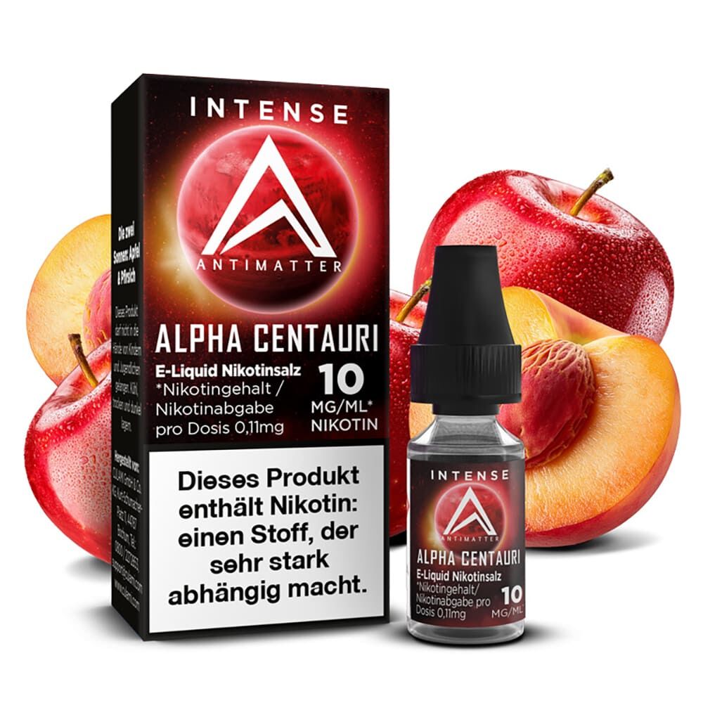 Antimatter Intense Nikotinsalz - Alpha Centauri - 10mg 10ml Liquid