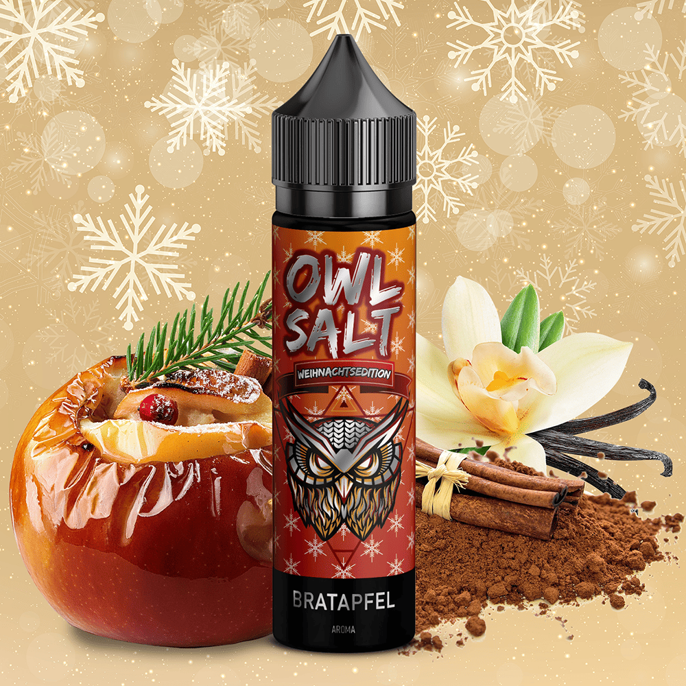 OWL Salt Aroma Longfill Weihnachtsedition - Bratapfel 10ml in 60ml Flasche