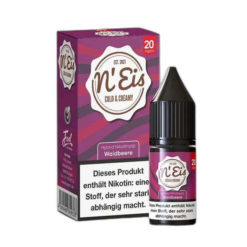 nEis Nikotinsalz - Waldbeeren - 10ml Liquid 20mg