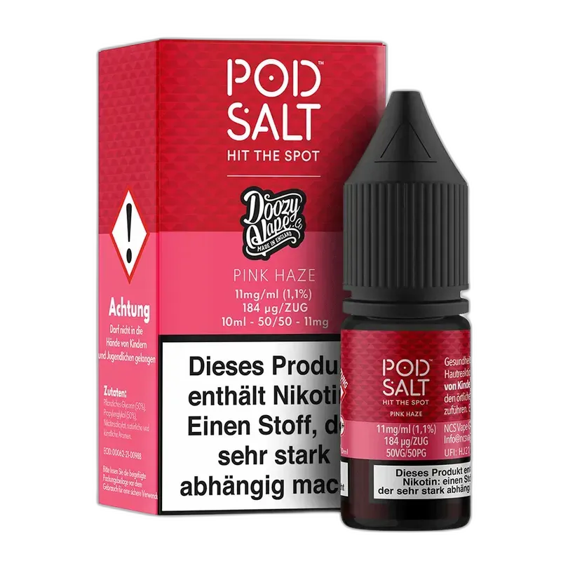 Pod Salt Fusion - Pink Haze - 10ml Liquid 11mg Nikotinsalz Pod Salt Fusion - Pink Haze - 10ml Liquid 11mg Nikotinsalz