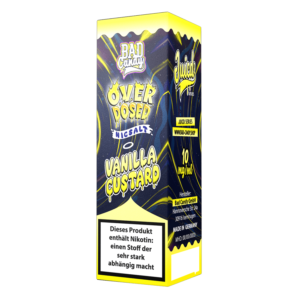 Bad Candy Nikotinsalz - Vanilla Custard - Overdosed 10ml Liquid 10mg