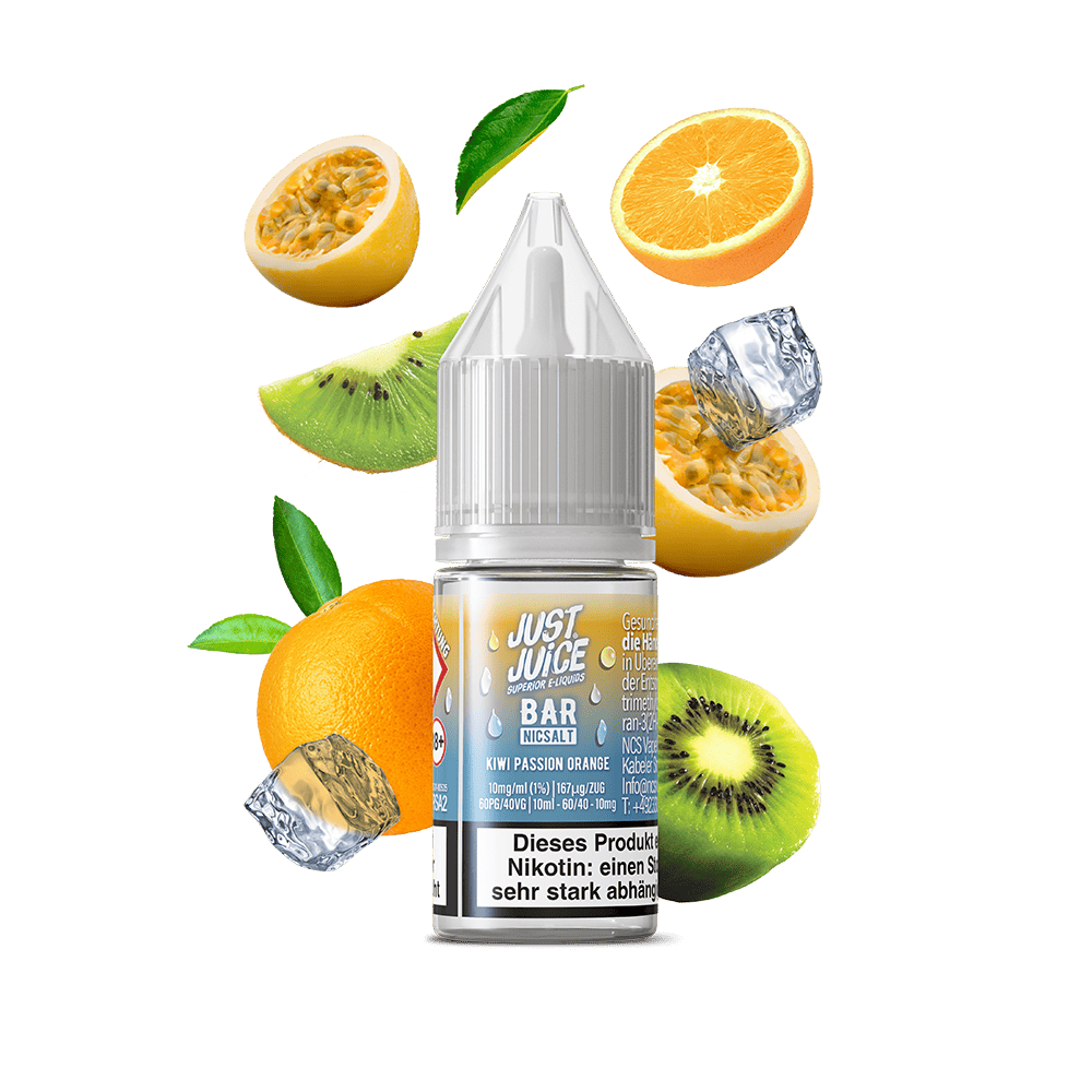 Just Juice Nikotinsalz - Kiwi Passion Orange - 10ml Liquid 10mg
