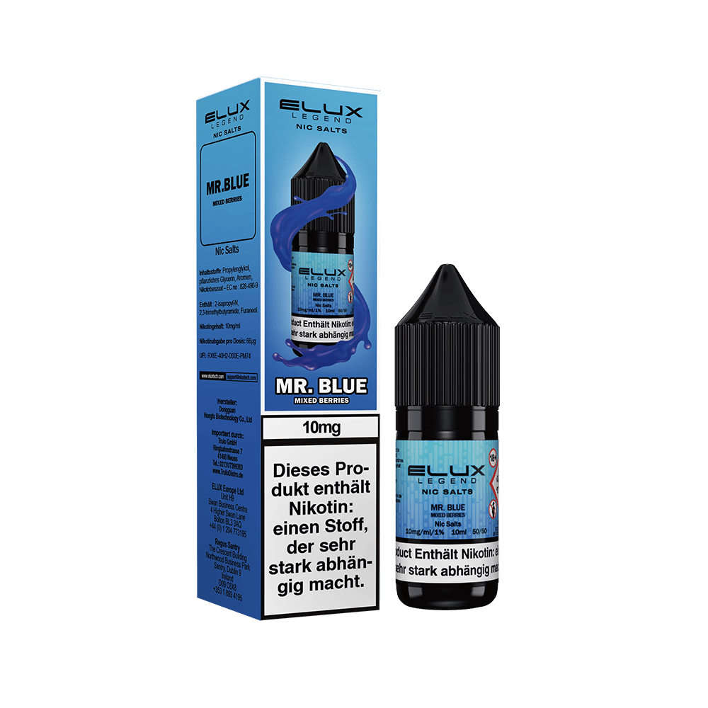 Elux Nikotinsalz - Mr. Blue - Liquid 10mg 10ml