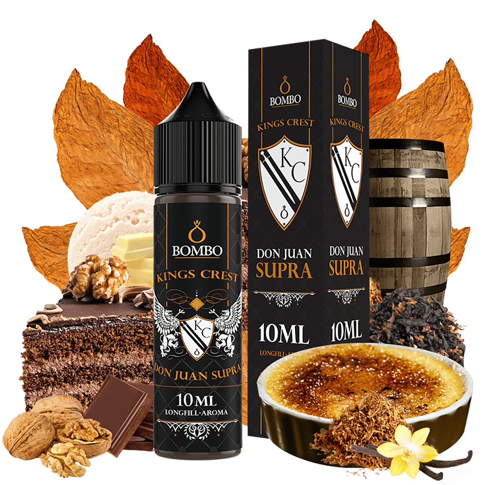 Kings Crest Longfill - Don Juan Supra - 10ml in 60ml Flasche Kings Crest Longfill - Don Juan Supra - 10ml in 60ml Flasche