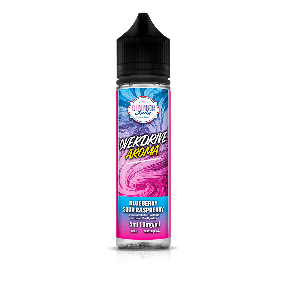 Dinner Lady Overdrive Longfill - Blueberry Sour Raspberry - 5ml in 60ml Flasche