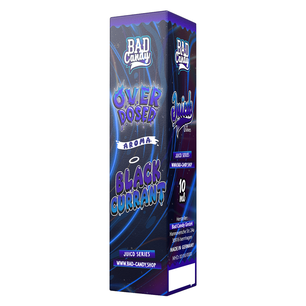 Bad Candy Longfill - Blackcurrant Lemonade - Overdosed 10ml Aroma in 60 ml Flasche