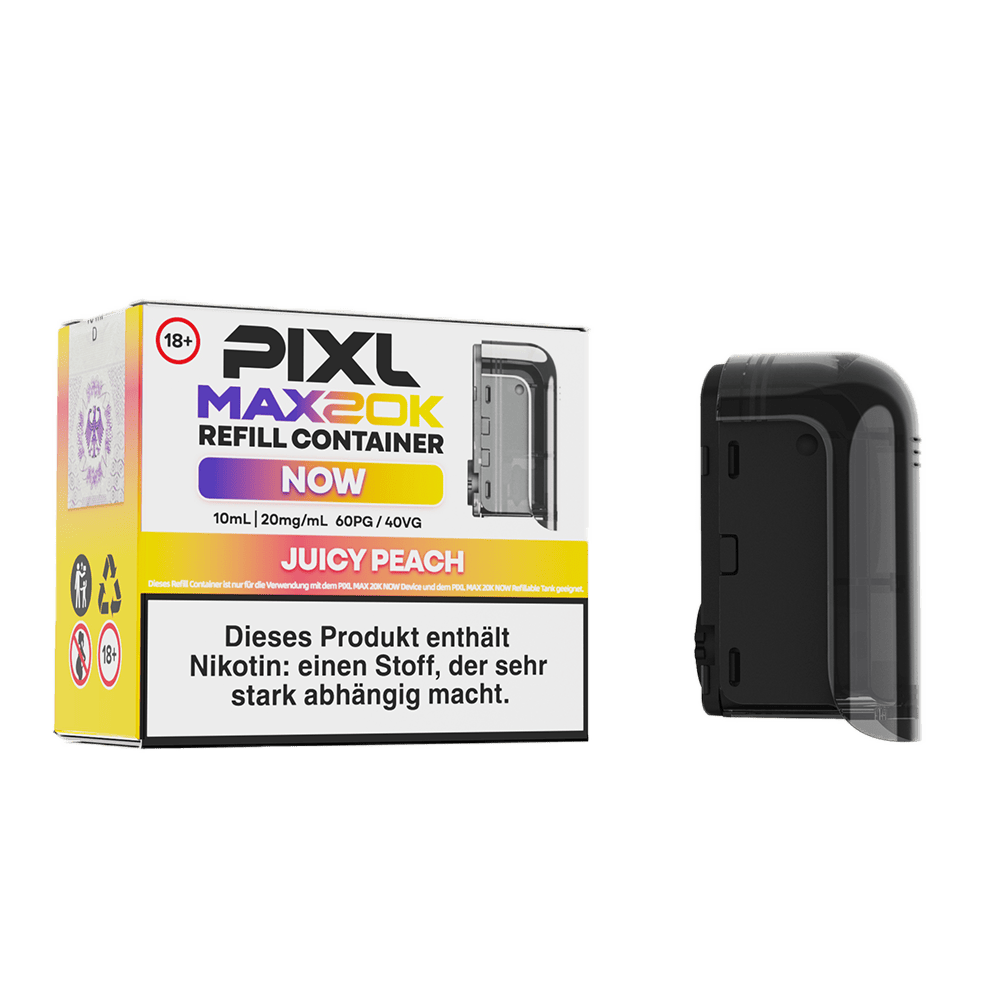 PIXL MAX 20K Einweg Pod - Juicy Peach - 20 mg Nikotinsalz 10ml