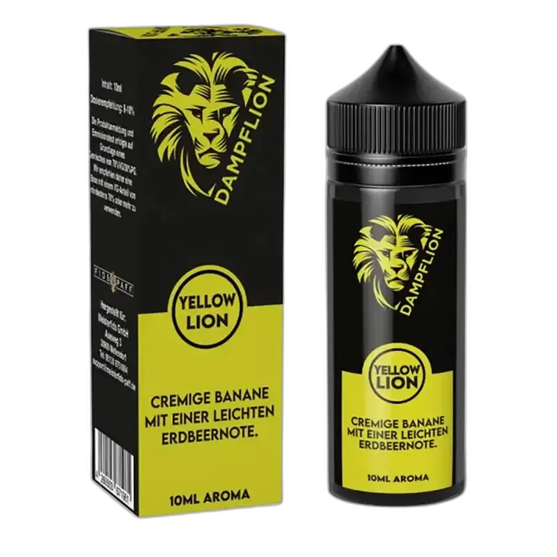 Dampflion Originals Longfill - Yellow Lion - 10ml Aroma in 120ml Flasche