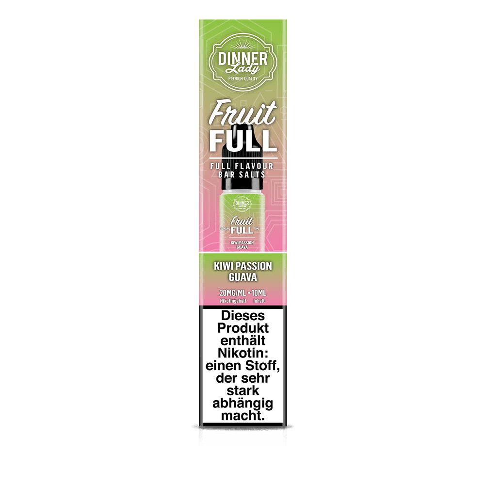 Dinner Lady Fruit Full Nikotinsalz - Kiwi Passion Guava - 10ml Liquid 20mg