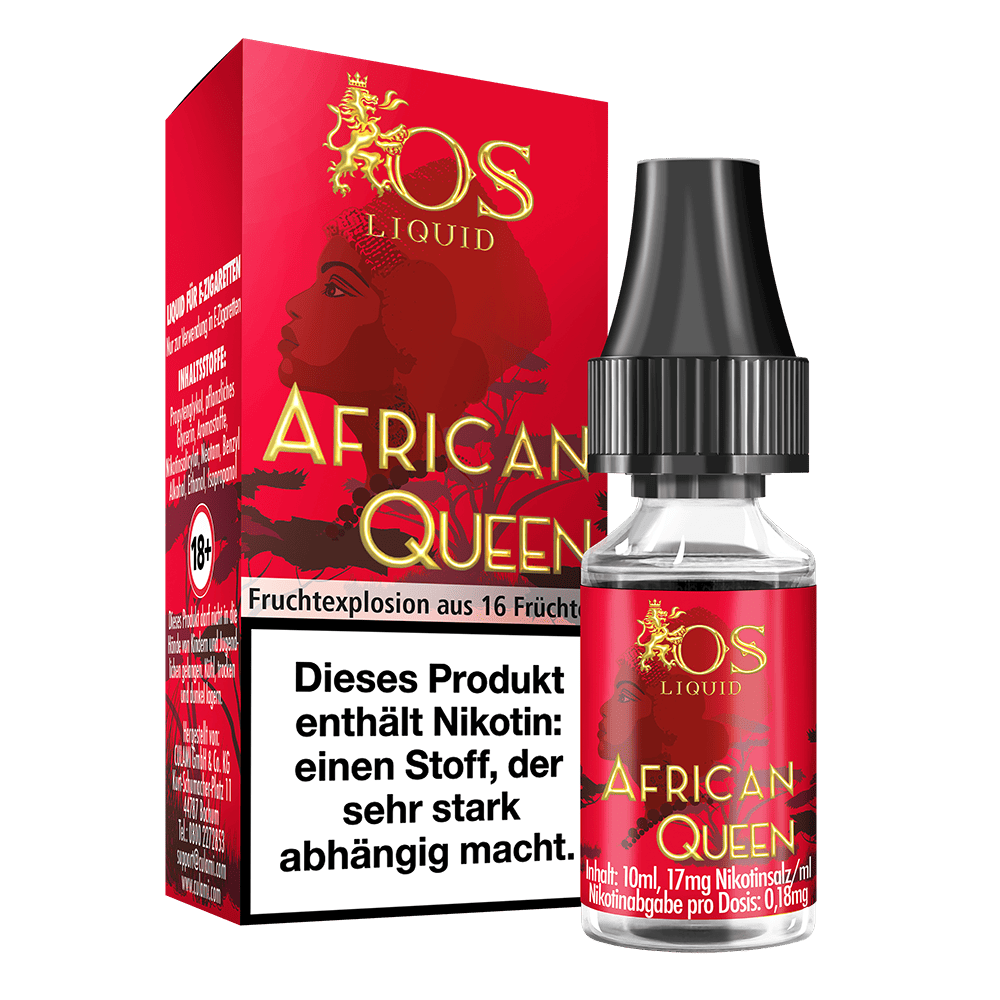 OS Liquid Nikotinsalz - African Queen - Liquid 17mg 10ml