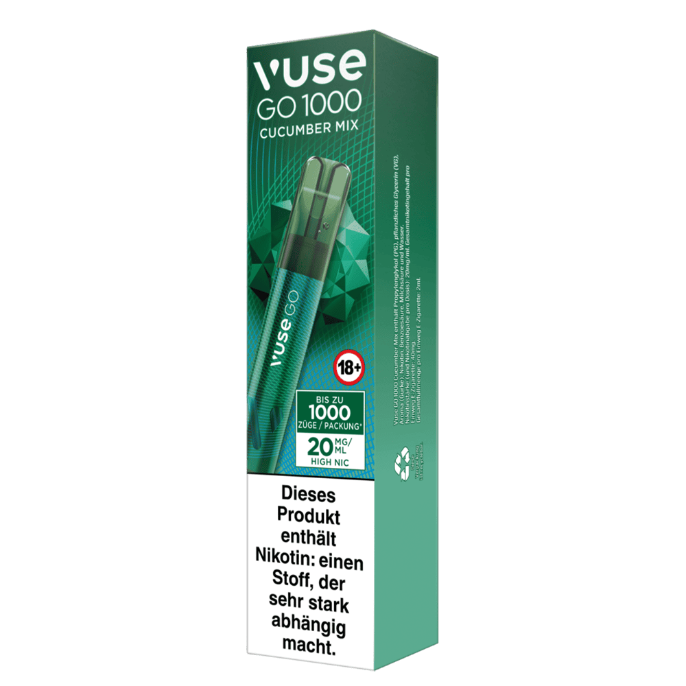 Vuse GO 1000 Cucumber Mix 20mg Einweg E-Zigarette