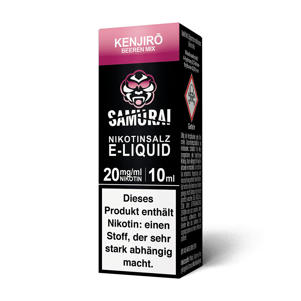 Samurai Nikotinsalz - Kenjiro Beeren Mix - Liquid 20mg 10ml