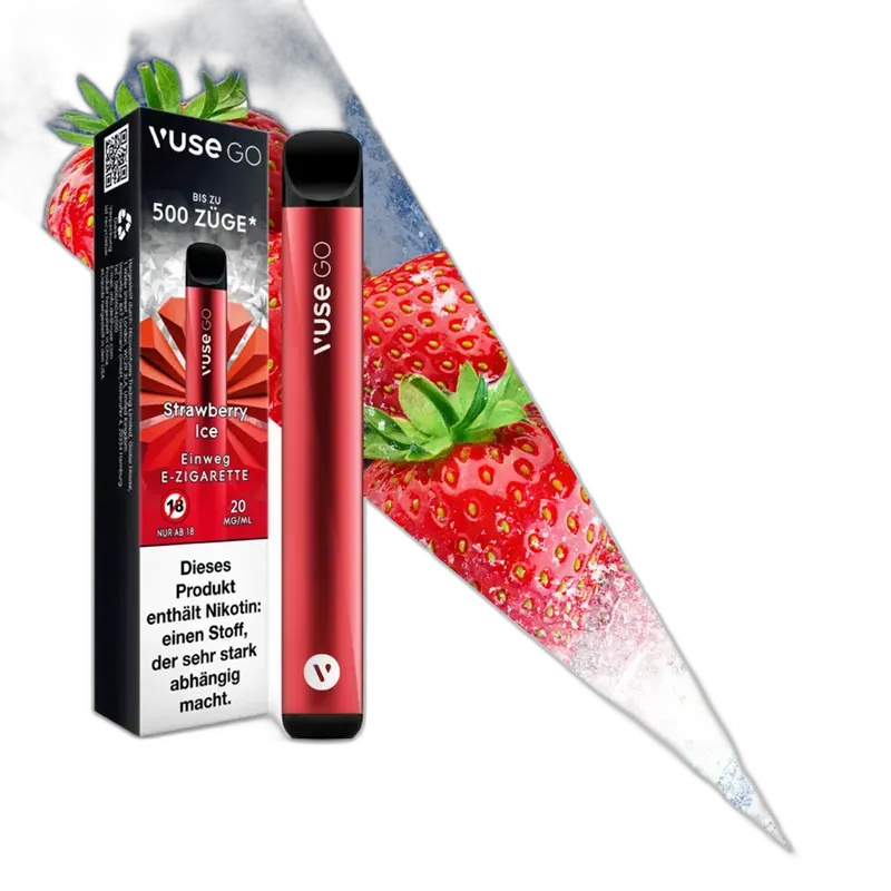 Vuse GO Strawberry Ice 20mg Einweg E-Zigarette