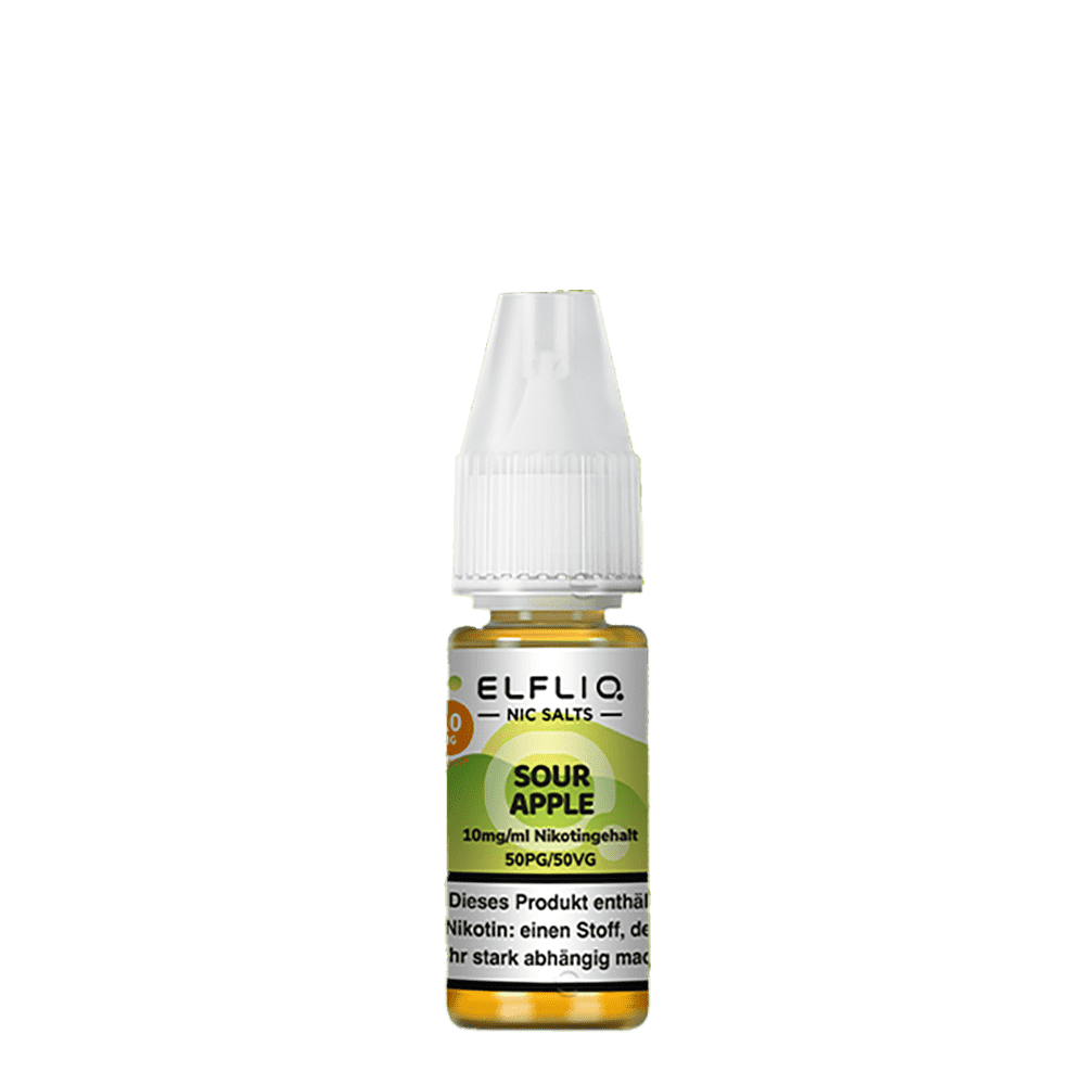 Elfliq by Elfbar Nikotinsalz - Sour Apple - Liquid 10mg 10ml
