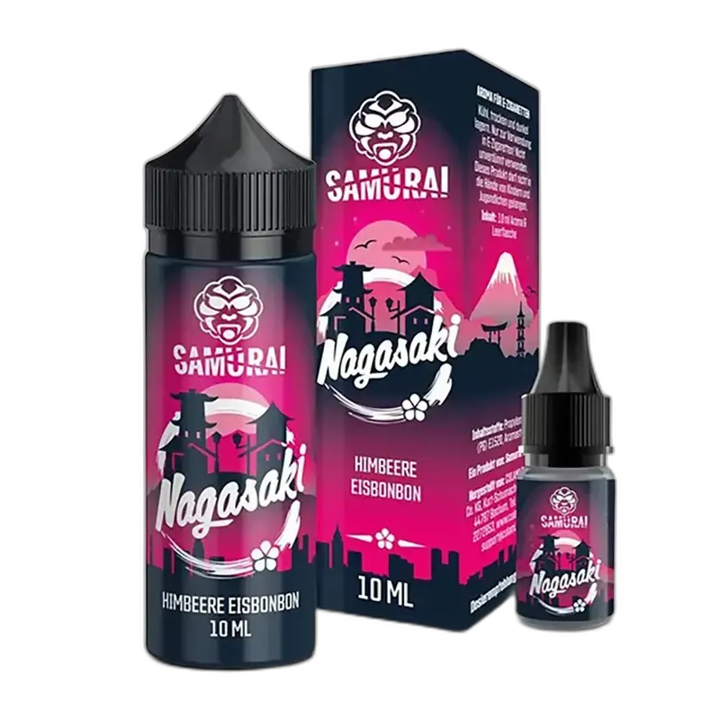 Samurai Longfill - Nagasaki - 10ml Aroma in 120ml Flasche