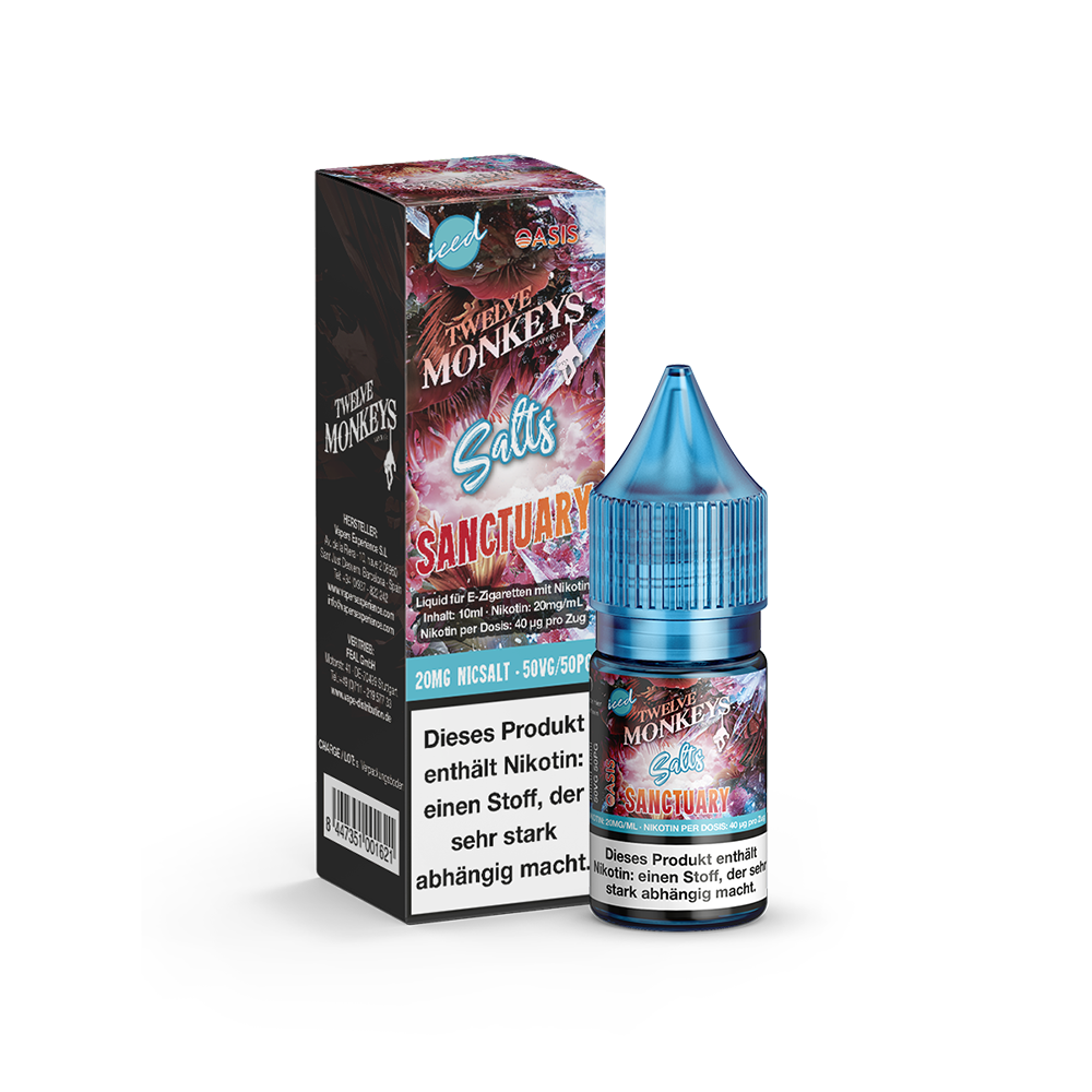 Twelve Monkeys Nikotinsalz - Sanctuary - 10ml Liquid 20mg