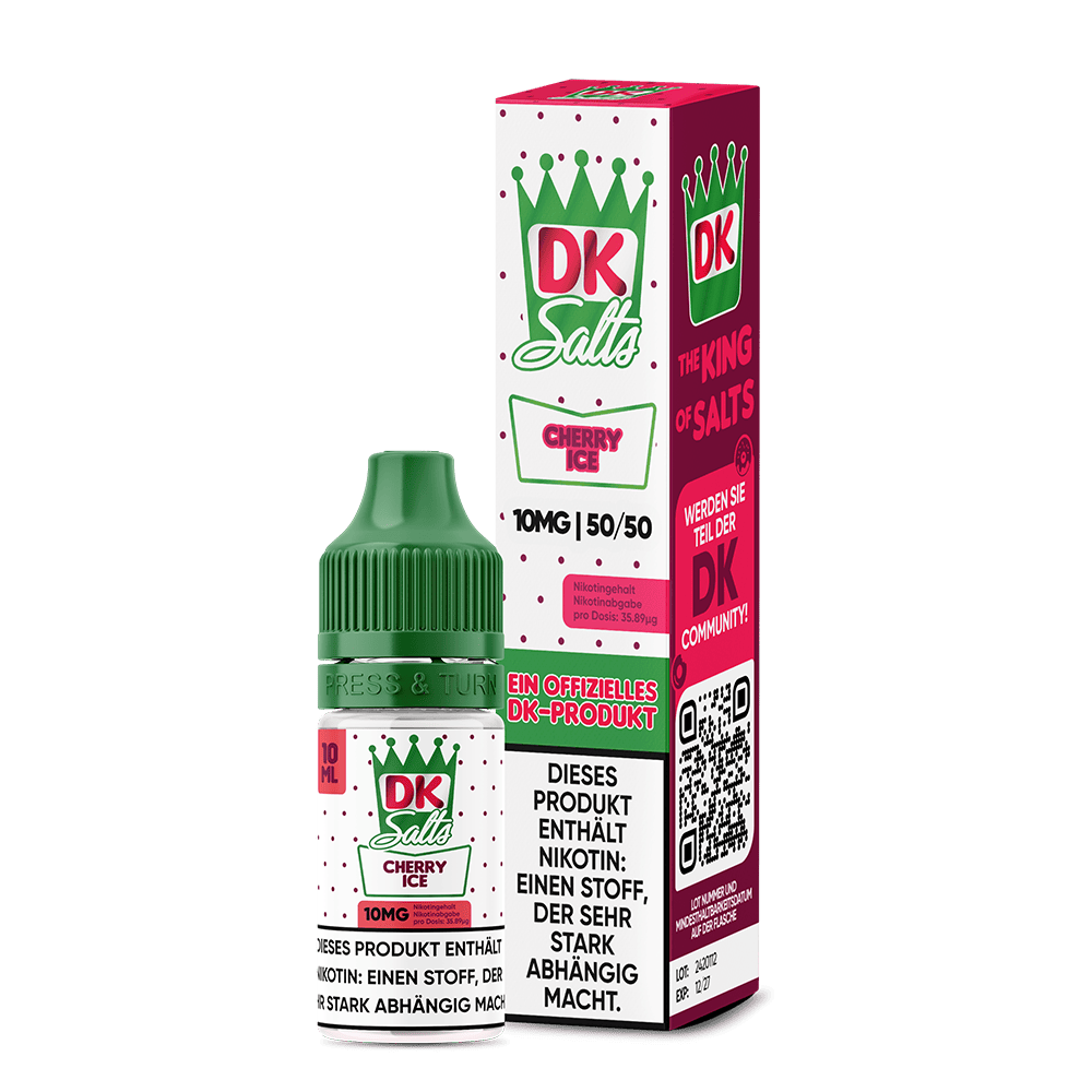 DK Salts Nikotinsalz - Cherry Ice - Liquid 10mg 10ml