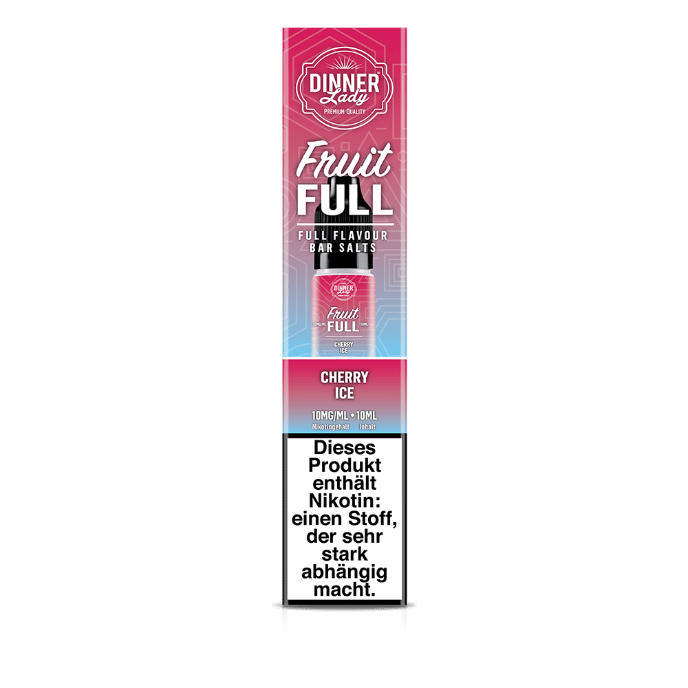Dinner Lady Fruit Full Nikotinsalz - Cherry Ice - 10ml Liquid 10mg