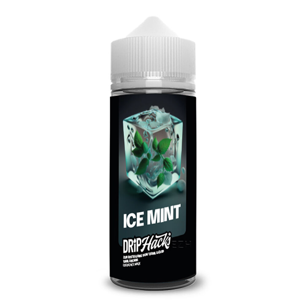 Drip Hacks Longfill - Ice Mint - 10ml Aroma in 120ml Flasche