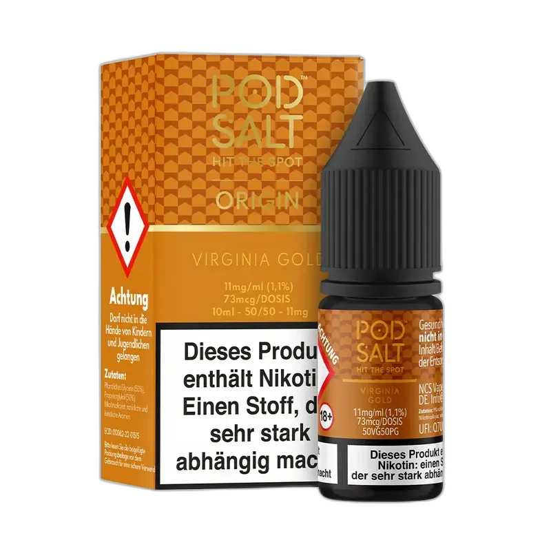 Pod Salt Origin Nikotinsalz - Virginia - 10ml Liquid 11mg