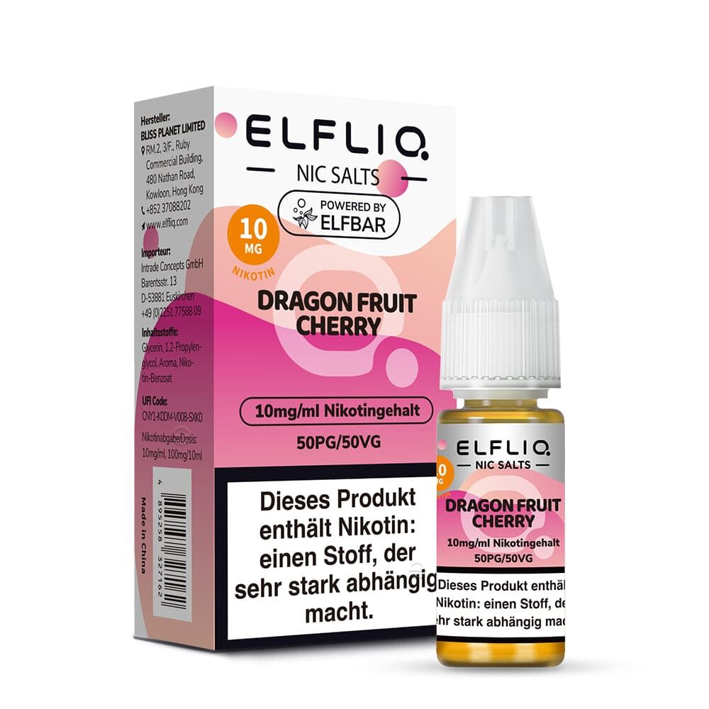 Elfliq by Elfbar Nikotinsalz - Dragon Fruit Cherry - Liquid 10mg 10ml