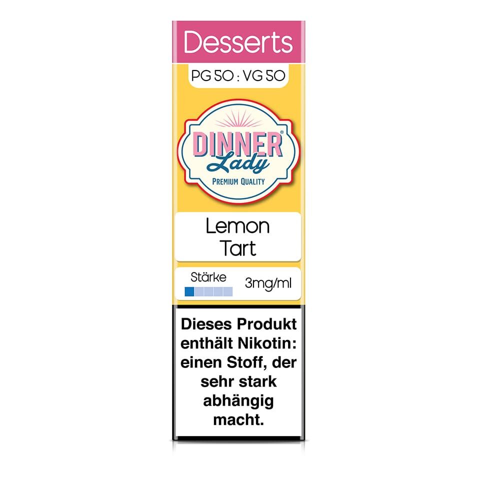 Dinner Lady Liquid - Lemon Tart - 50/50 10ml 3mg