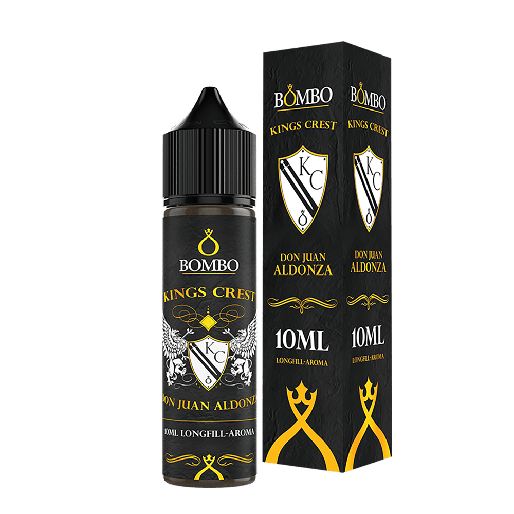 Kings Crest Longfill - Don Juan Aldonza- 10ml in 60ml Flasche Kings Crest Longfill - Don Juan Aldonza- 10ml in 60ml Flasche