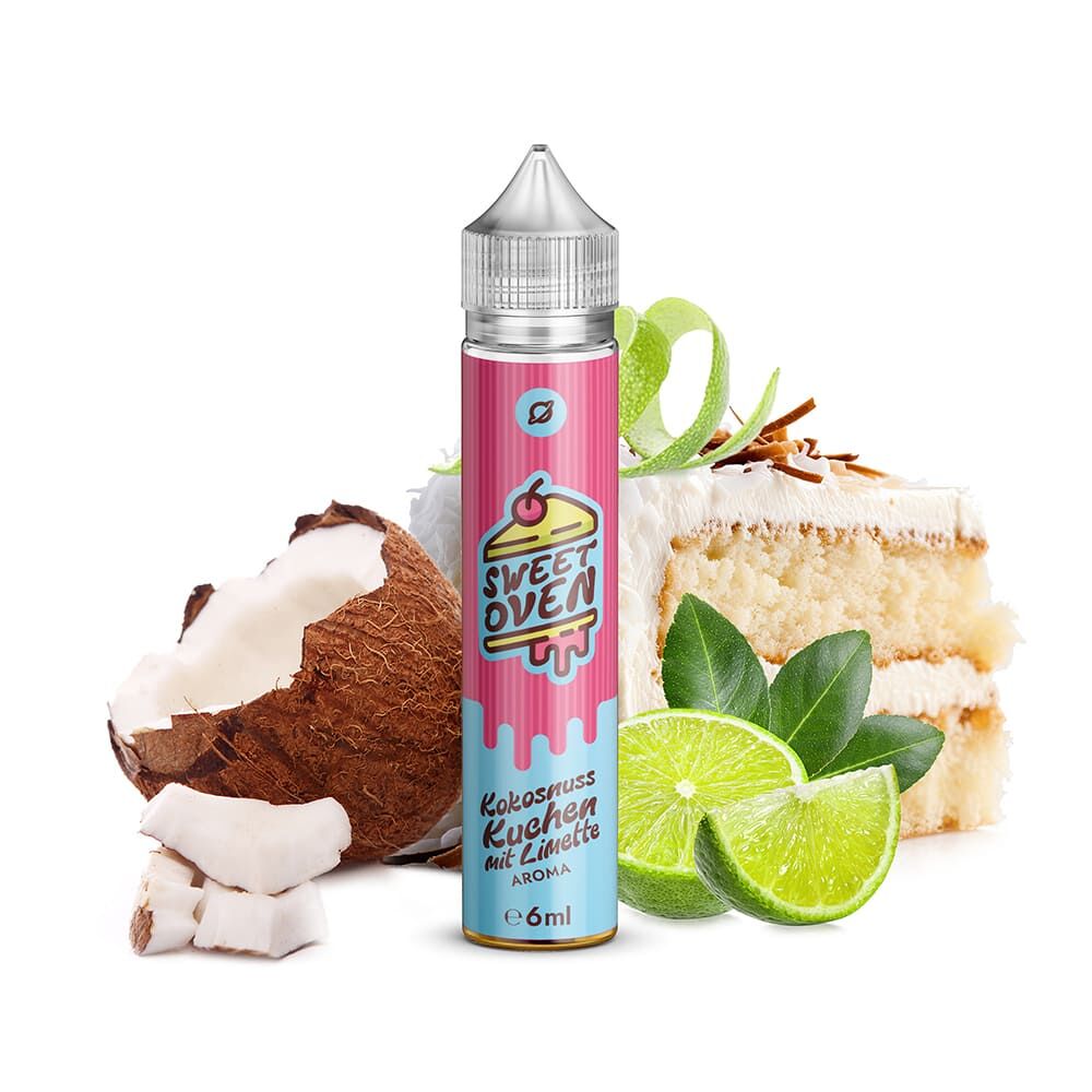 Flavorverse Aroma Longfill - Kokosnusskuchen mit Limette - 6ml in 75ml Flasche