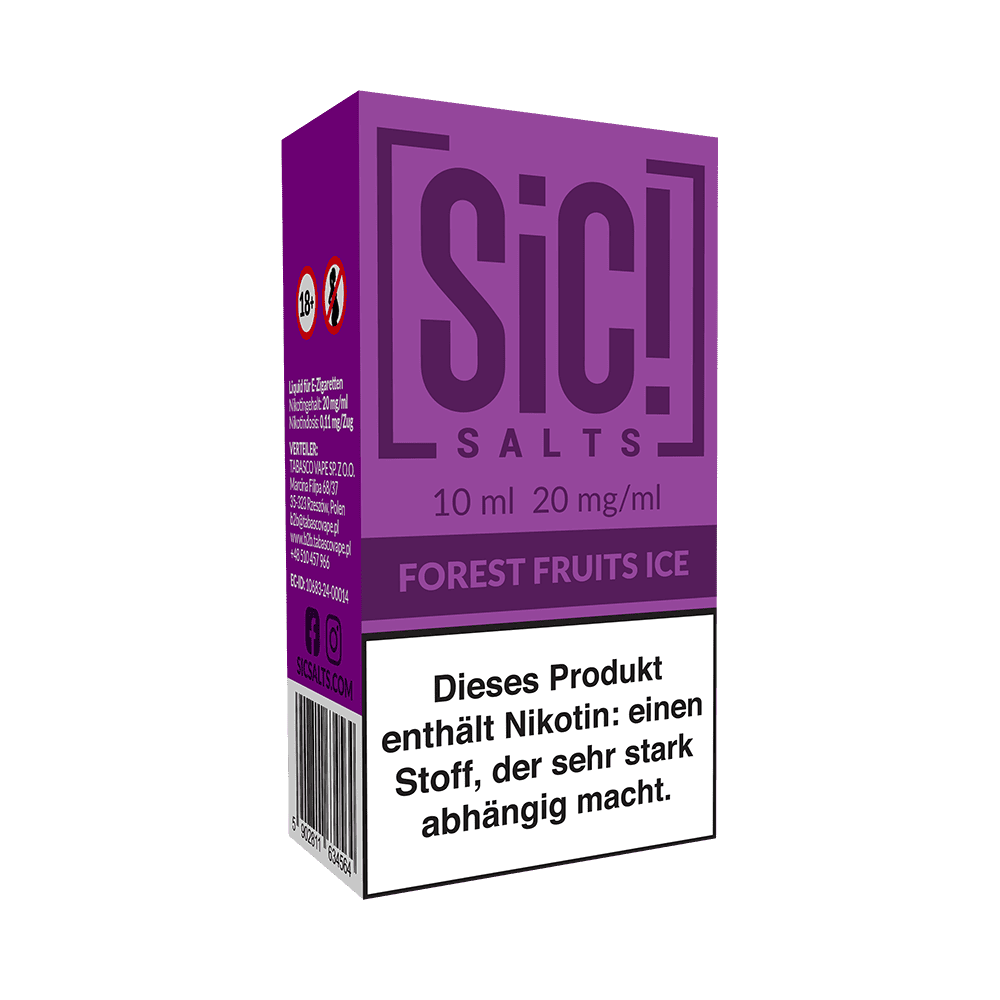 SIC Nikotinsalz - Forest Fruits Ice -10ml Liquid 20mg