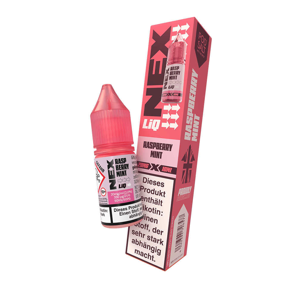 Nex Liq Nikotinsalz - Raspberry Mint - 20mg Liquid 10ml