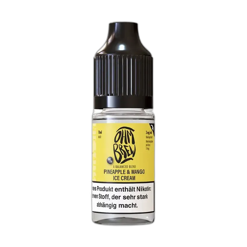 Ohm Brew Pineapple & Mango Ice Cream Nikotinsalzliquid 3mg