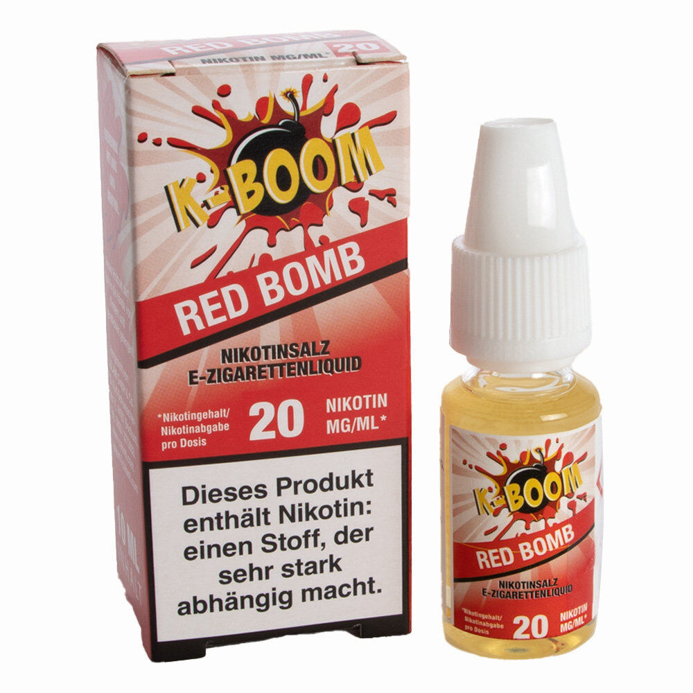 ALT K-Boom Nic Salt Red Bomb 10ml 20mg