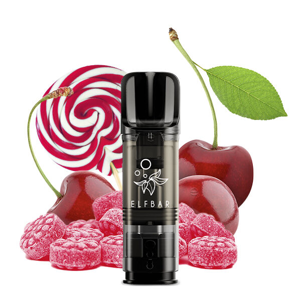 2x Elfbar Elfa Einweg Pod - Cherry (Cherry Candy) - 20mg Nikotinsalz 2ml 2x Elfbar Elfa Einweg Pod - Cherry (Cherry Candy) - 20mg Nikotinsalz 2ml